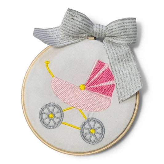 Ornament - Baby Girl Carriage Stroller