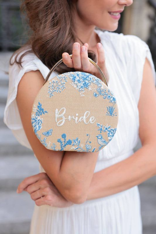 "BRIDE" ROUND TOP HANDLE BAG